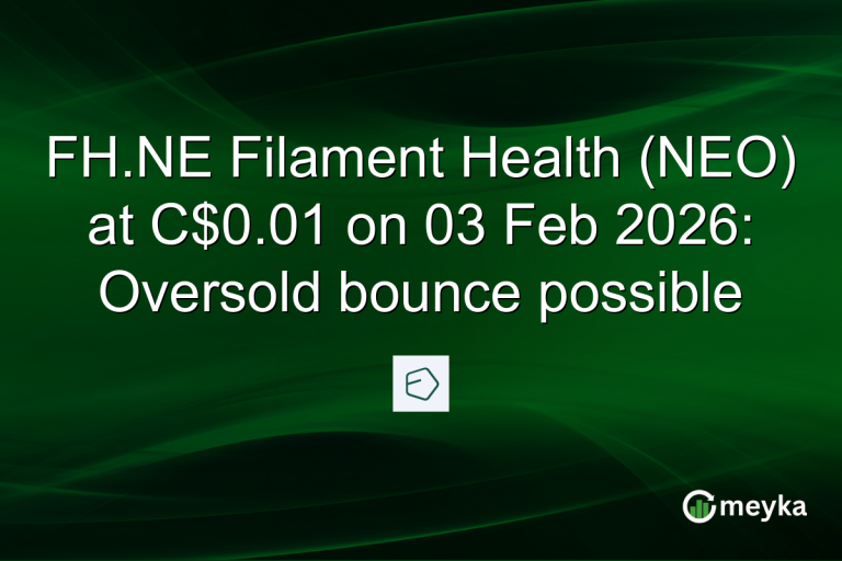 FH.NE Filament Health (NEO) at C$0.01 on 03 Feb 2026: Oversold bounce possible