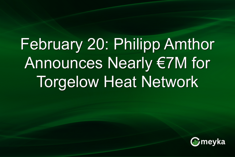 February 20: Philipp Amthor Announces Nearly €7M for Torgelow Heat Network