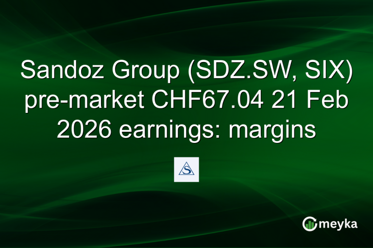 Sandoz Group (SDZ.SW, SIX) pre-market CHF67.04 21 Feb 2026 earnings: margins