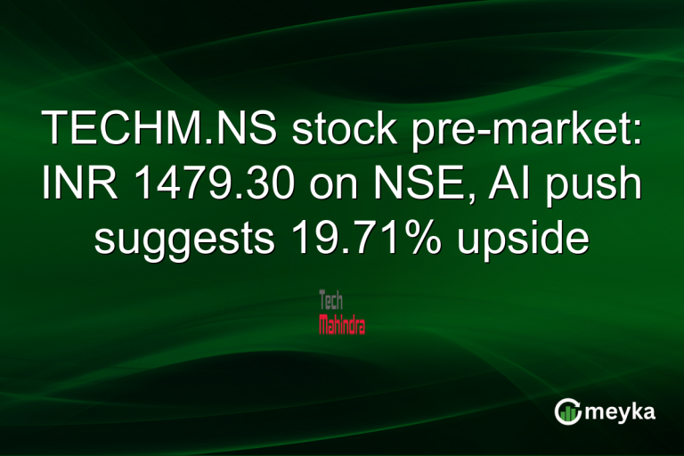 TECHM.NS stock pre-market: INR 1479.30 on NSE, AI push suggests 19.71% upside