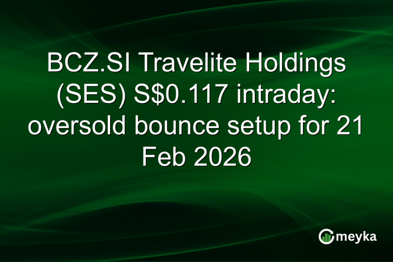 BCZ.SI Travelite Holdings (SES) S$0.117 intraday: oversold bounce setup for 21 Feb 2026