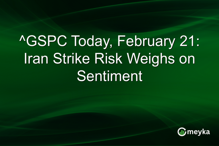 ^GSPC Today, February 21: Iran Strike Risk Weighs on Sentiment