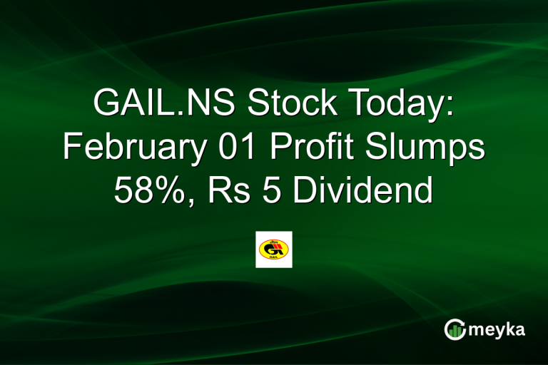 GAIL.NS Stock Today: February 01 Profit Slumps 58%, Rs 5 Dividend