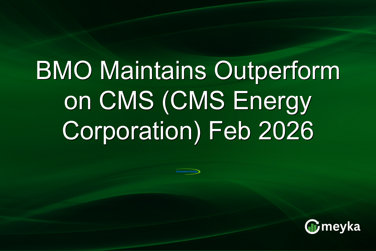 BMO Maintains Outperform on CMS (CMS Energy Corporation) Feb 2026