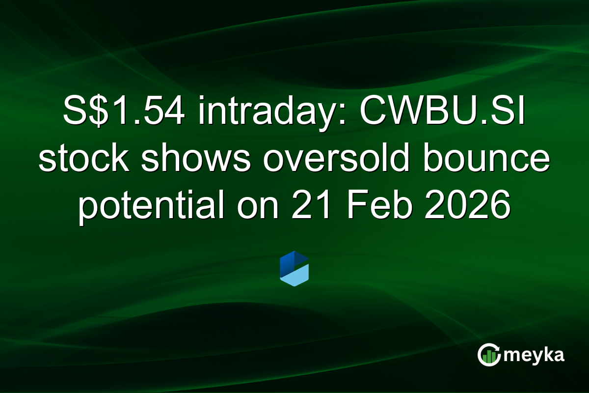 S$1.54 intraday: CWBU.SI stock shows oversold bounce potential on 21 Feb 2026