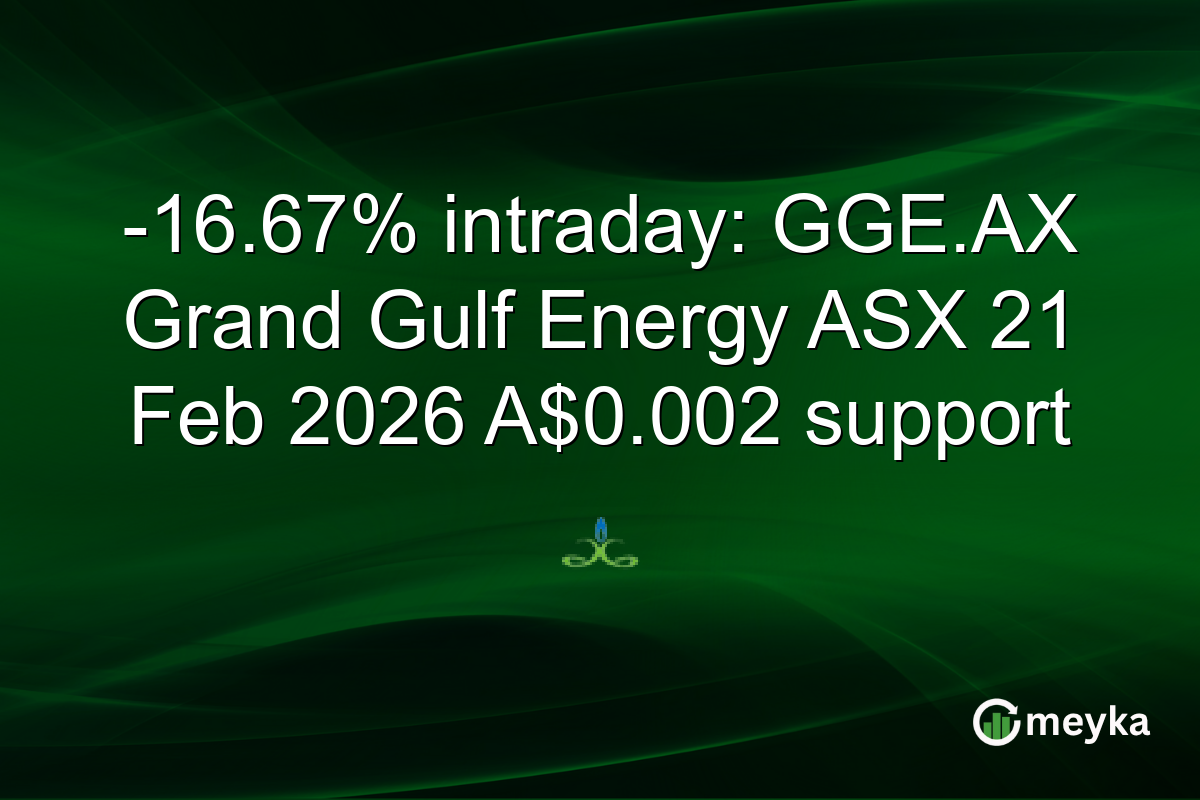 -16.67% intraday: GGE.AX Grand Gulf Energy ASX 21 Feb 2026 A$0.002 support