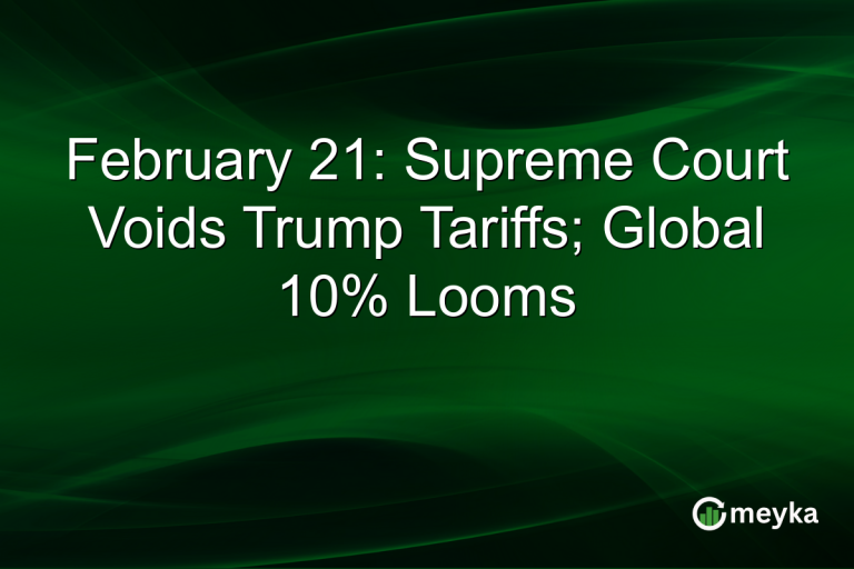 February 21: Supreme Court Voids Trump Tariffs; Global 10% Looms