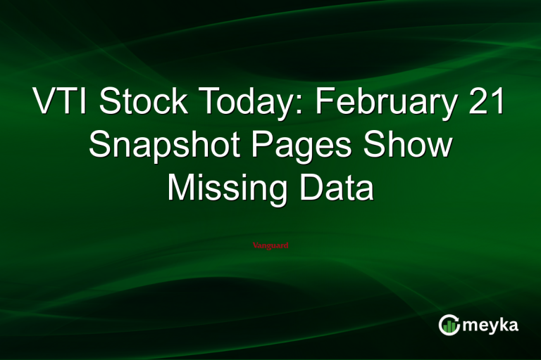 VTI Stock Today: February 21 Snapshot Pages Show Missing Data
