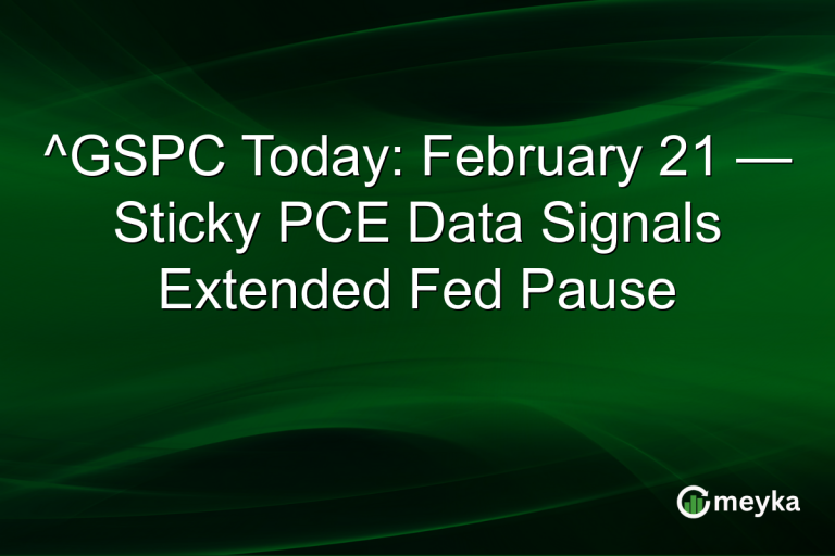^GSPC Today: February 21 — Sticky PCE Data Signals Extended Fed Pause