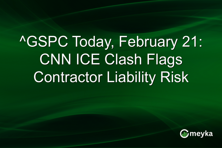 ^GSPC Today, February 21: CNN ICE Clash Flags Contractor Liability Risk