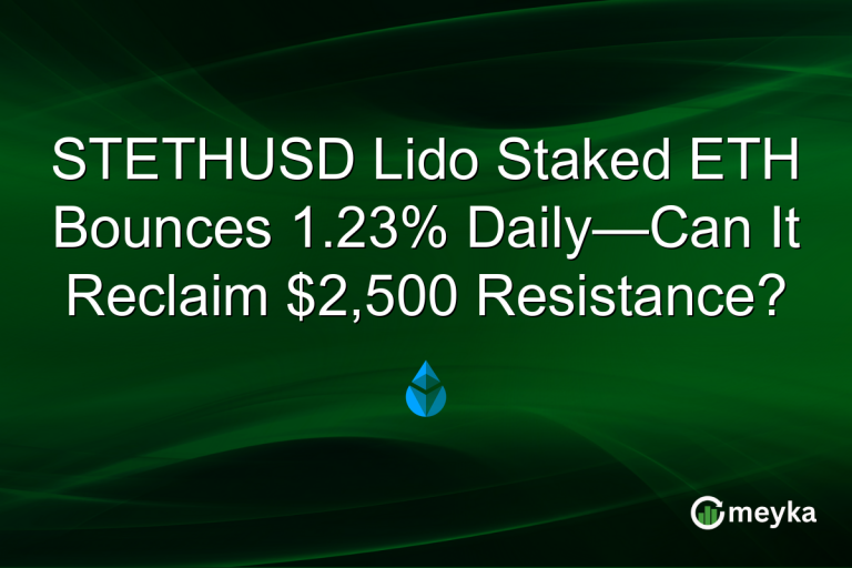 STETHUSD Lido Staked ETH Bounces 1.23% Daily—Can It Reclaim $2,500 Resistance?