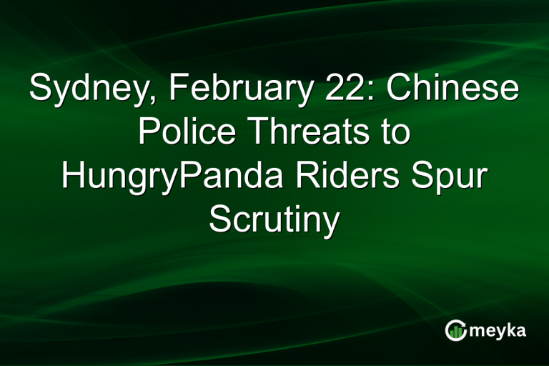 Sydney, February 22: Chinese Police Threats to HungryPanda Riders Spur Scrutiny