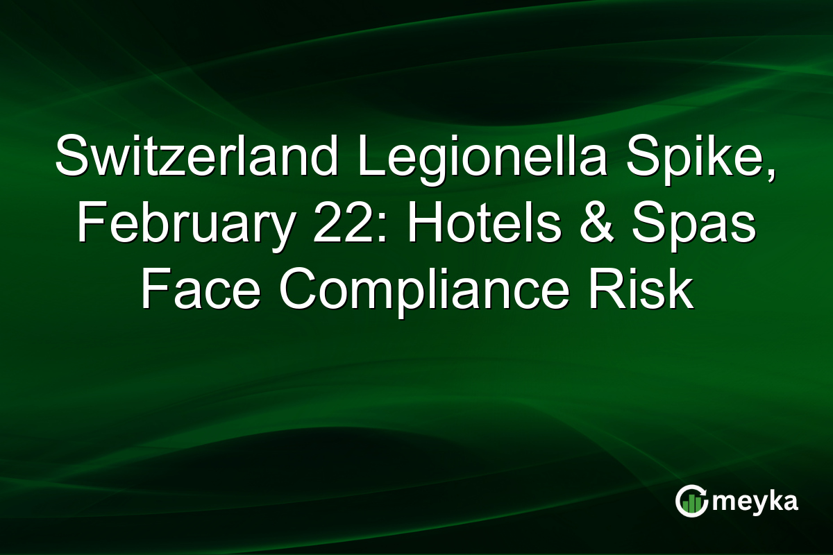 Switzerland Legionella Spike, February 22: Hotels & Spas Face Compliance Risk