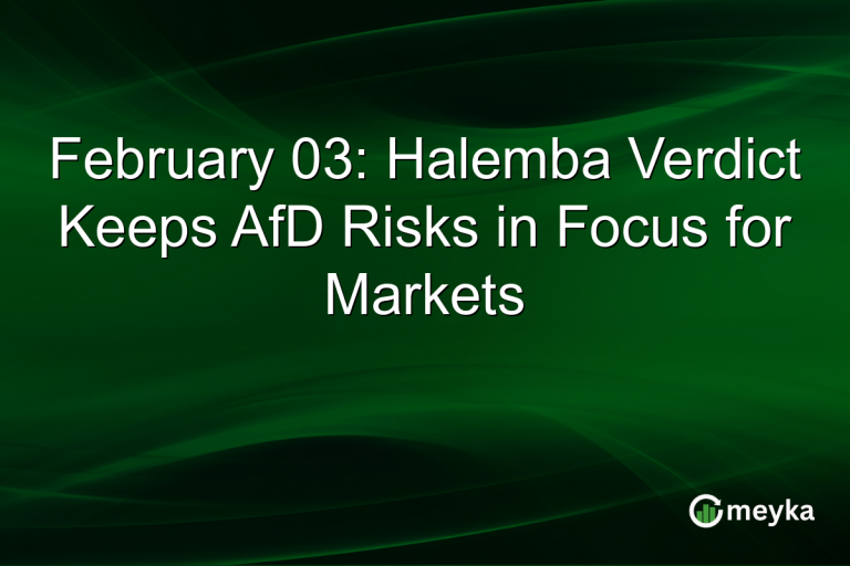 February 03: Halemba Verdict Keeps AfD Risks in Focus for Markets