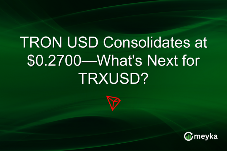 TRON USD Consolidates at $0.2700—What's Next for TRXUSD?