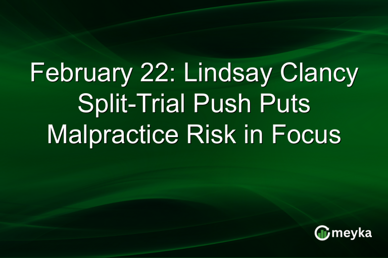February 22: Lindsay Clancy Split-Trial Push Puts Malpractice Risk in Focus