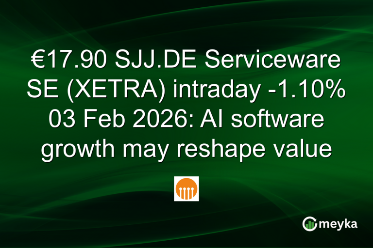 €17.90 SJJ.DE Serviceware SE (XETRA) intraday -1.10% 03 Feb 2026: AI software growth may reshape value