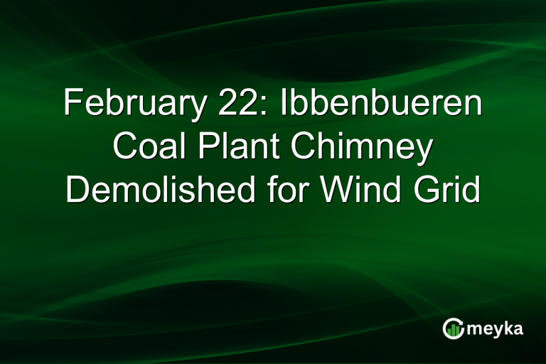 February 22: Ibbenbueren Coal Plant Chimney Demolished for Wind Grid