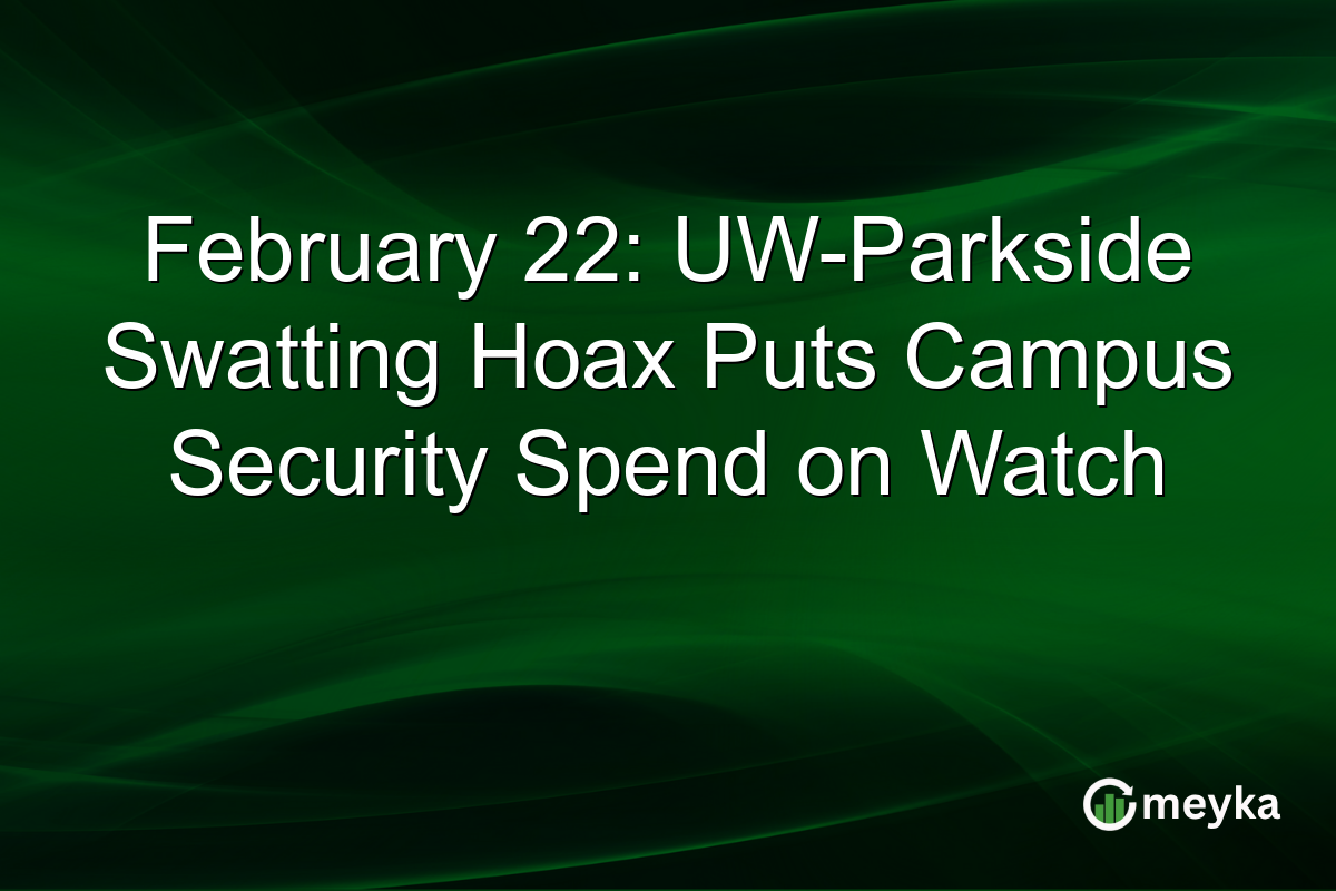 February 22: UW-Parkside Swatting Hoax Puts Campus Security Spend on Watch