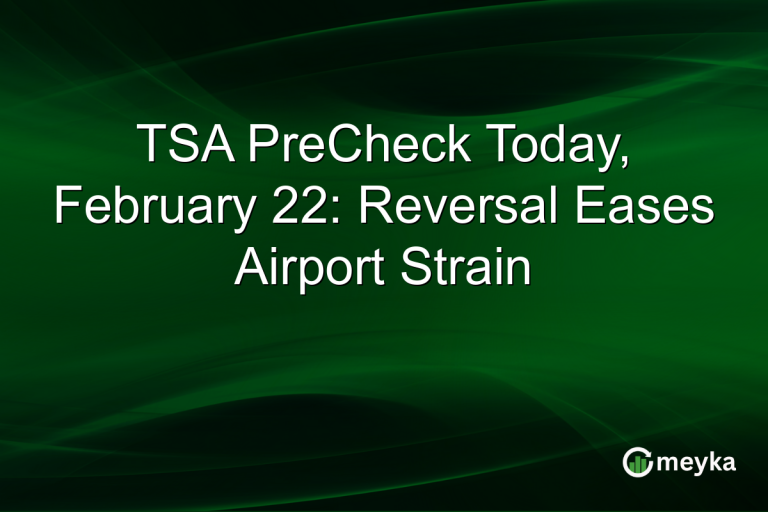 TSA PreCheck Today, February 22: Reversal Eases Airport Strain