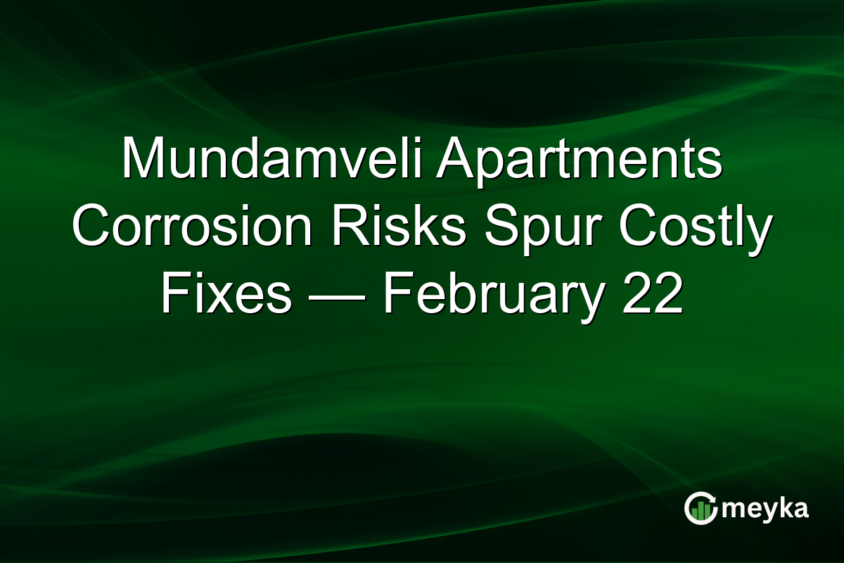 Mundamveli Apartments Corrosion Risks Spur Costly Fixes — February 22