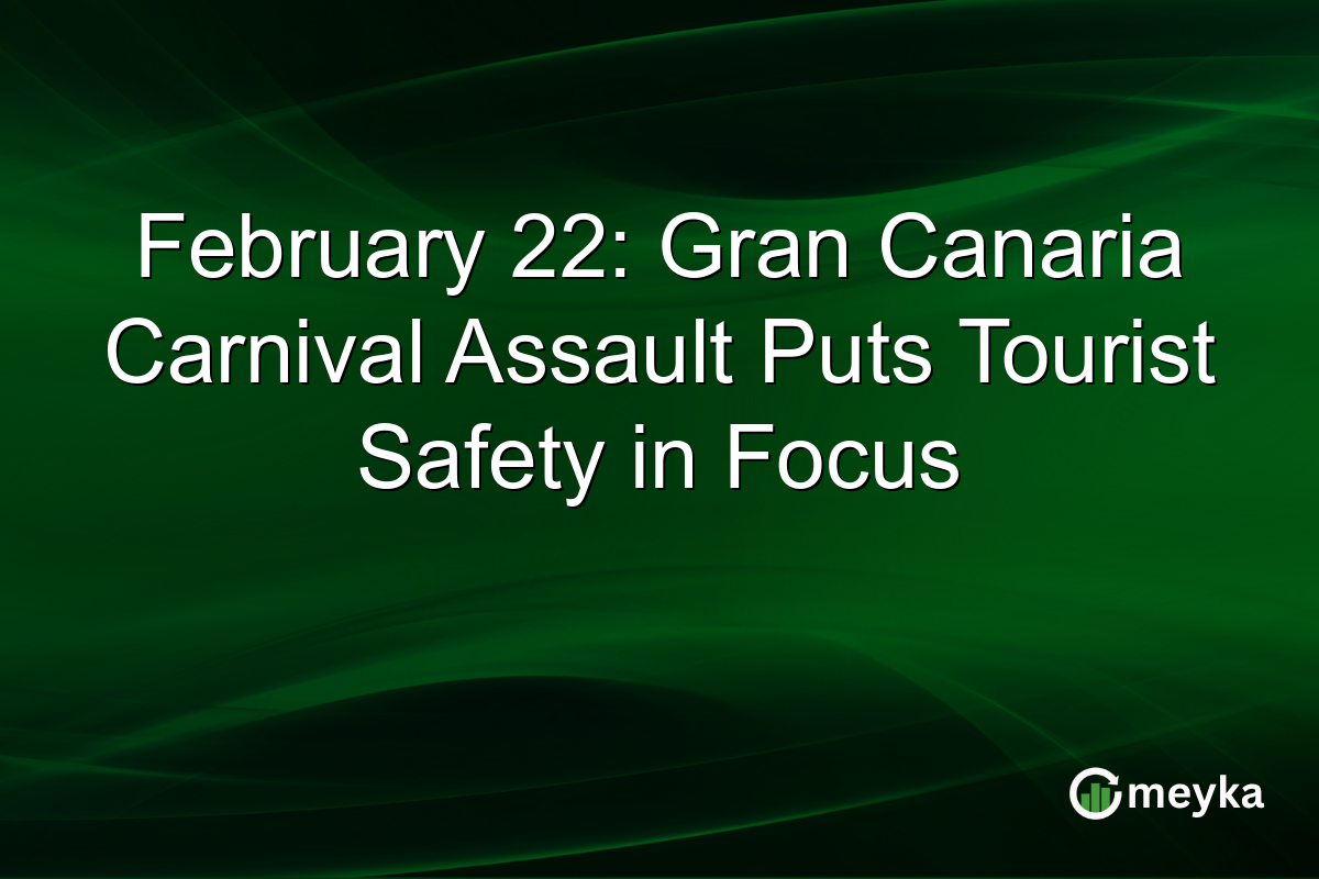 February 22: Gran Canaria Carnival Assault Puts Tourist Safety in Focus