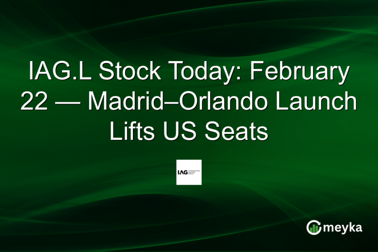 IAG.L Stock Today: February 22 — Madrid–Orlando Launch Lifts US Seats