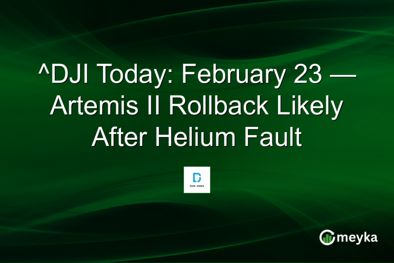 ^DJI Today: February 23 — Artemis II Rollback Likely After Helium Fault