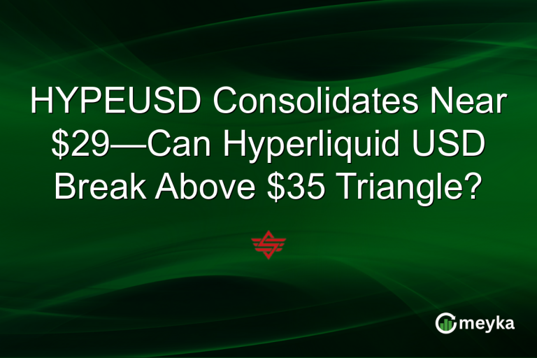 HYPEUSD Consolidates Near $29—Can Hyperliquid USD Break Above $35 Triangle?