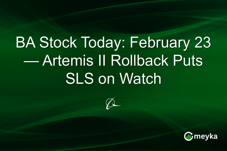 BA Stock Today: February 23 — Artemis II Rollback Puts SLS on Watch