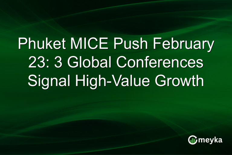 Phuket MICE Push February 23: 3 Global Conferences Signal High-Value Growth