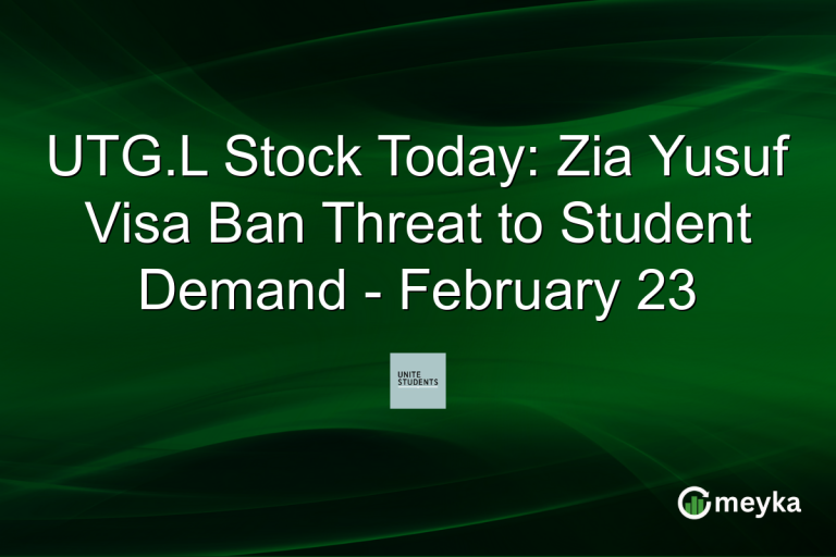 UTG.L Stock Today: Zia Yusuf Visa Ban Threat to Student Demand - February 23