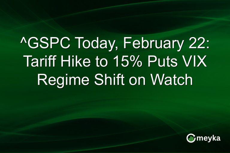 ^GSPC Today, February 22: Tariff Hike to 15% Puts VIX Regime Shift on Watch