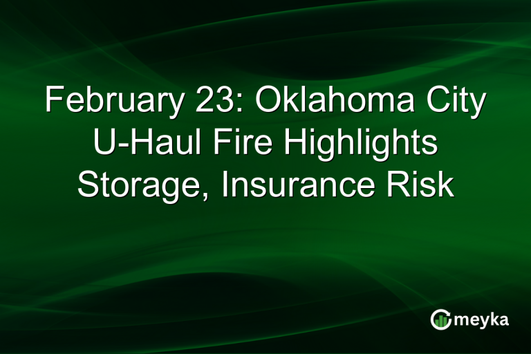 February 23: Oklahoma City U-Haul Fire Highlights Storage, Insurance Risk