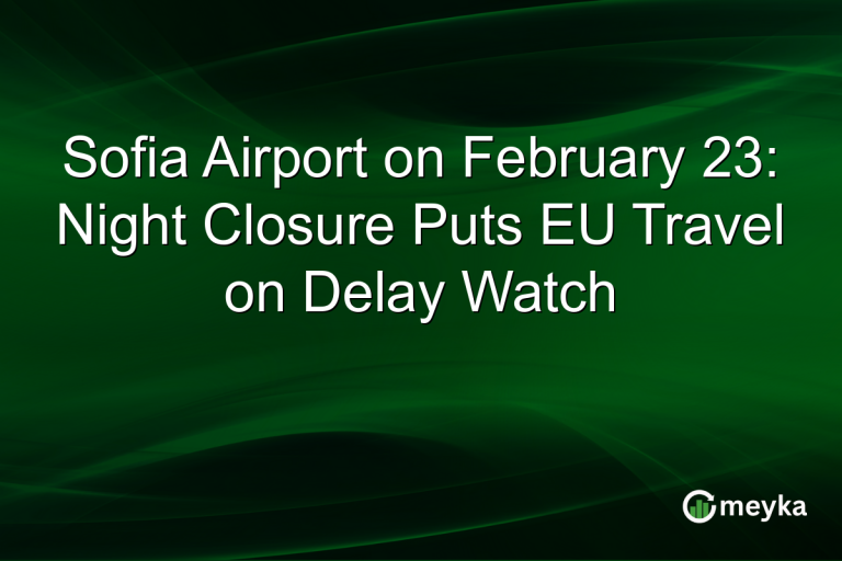 Sofia Airport on February 23: Night Closure Puts EU Travel on Delay Watch
