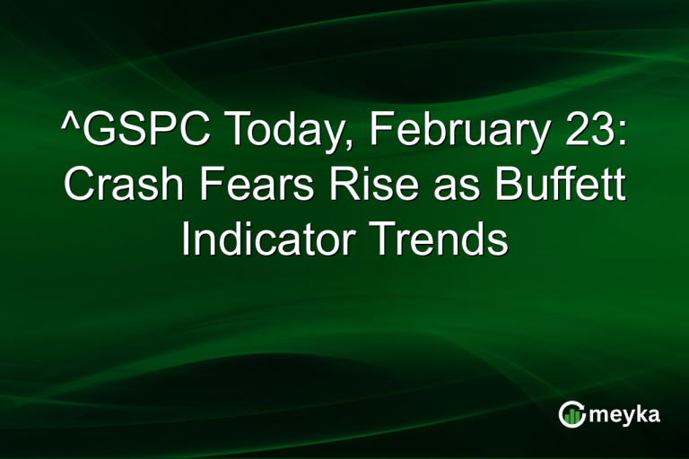 ^GSPC Today, February 23: Crash Fears Rise as Buffett Indicator Trends