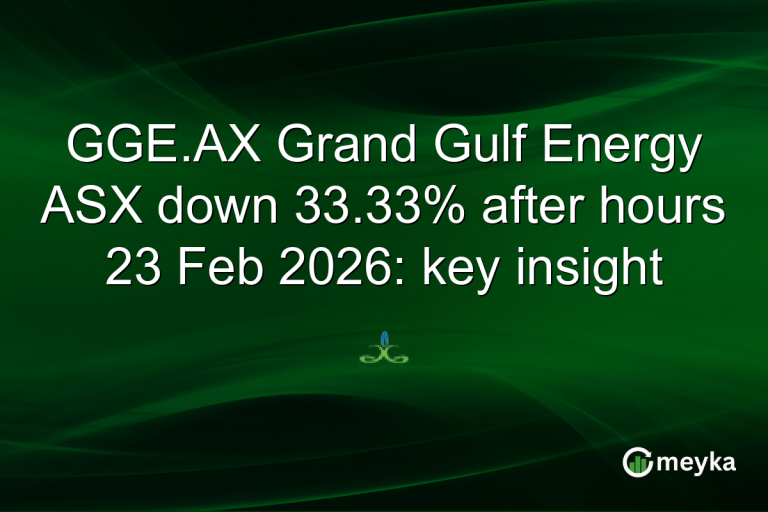 GGE.AX Grand Gulf Energy ASX down 33.33% after hours 23 Feb 2026: key insight