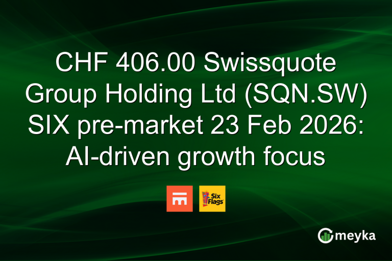 CHF 406.00 Swissquote Group Holding Ltd (SQN.SW) SIX pre-market 23 Feb 2026: AI-driven growth focus