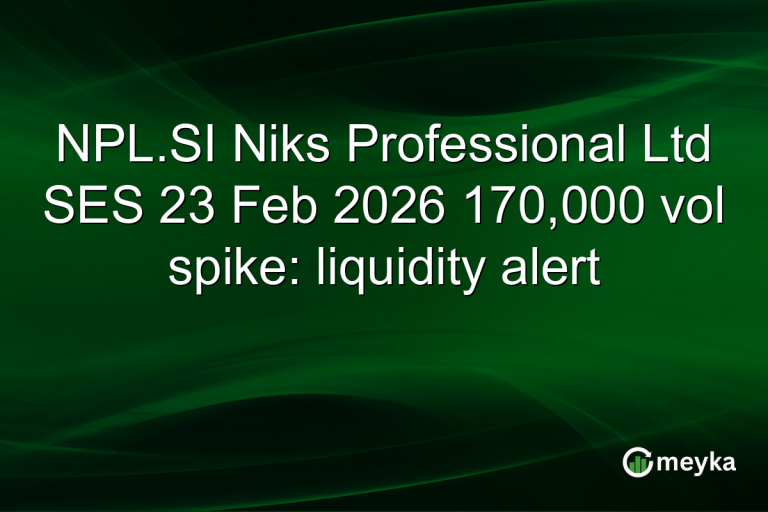 NPL.SI Niks Professional Ltd SES 23 Feb 2026 170,000 vol spike: liquidity alert