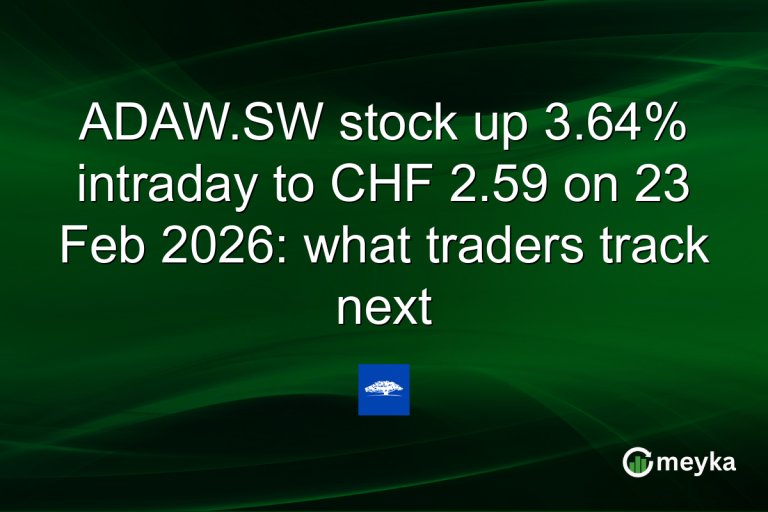 ADAW.SW stock up 3.64% intraday to CHF 2.59 on 23 Feb 2026: what traders track next