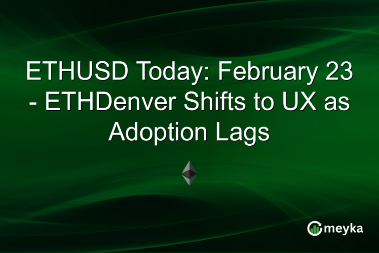 ETHUSD Today: February 23 - ETHDenver Shifts to UX as Adoption Lags