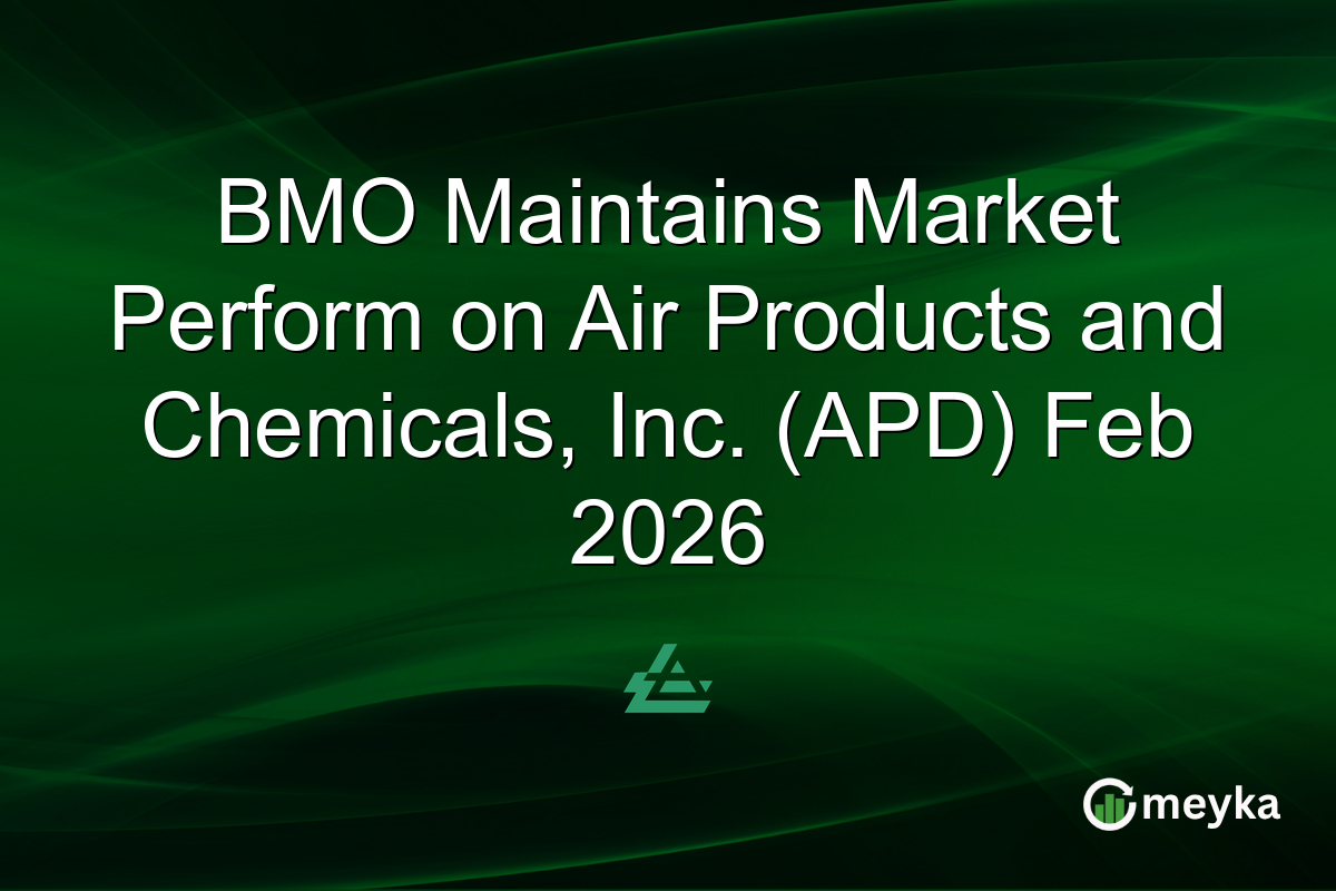 BMO Maintains Market Perform on Air Products and Chemicals, Inc. (APD) Feb 2026