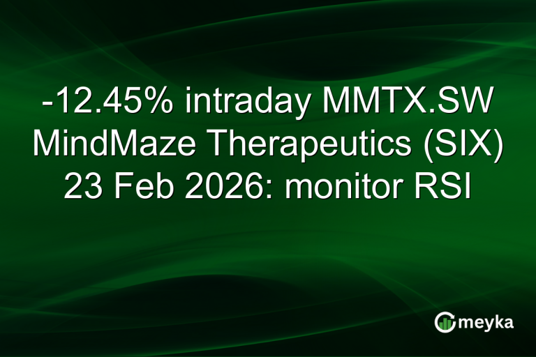 -12.45% intraday MMTX.SW MindMaze Therapeutics (SIX) 23 Feb 2026: monitor RSI