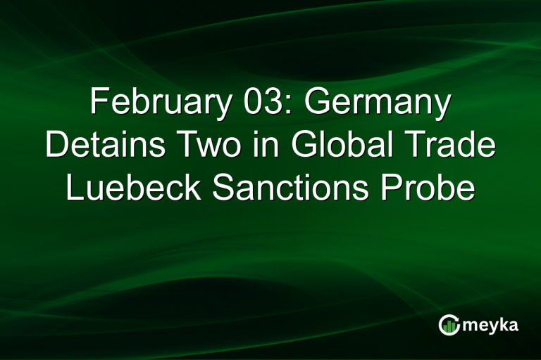 February 03: Germany Detains Two in Global Trade Luebeck Sanctions Probe