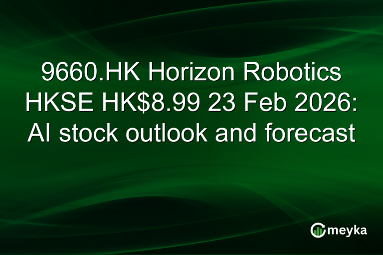 9660.HK Horizon Robotics HKSE HK$8.99 23 Feb 2026: AI stock outlook and forecast
