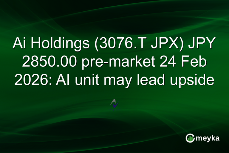 Ai Holdings (3076.T JPX) JPY 2850.00 pre-market 24 Feb 2026: AI unit may lead upside