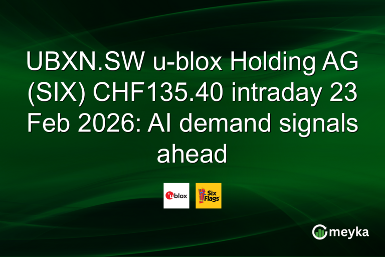 UBXN.SW u-blox Holding AG (SIX) CHF135.40 intraday 23 Feb 2026: AI demand signals ahead
