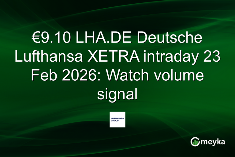 €9.10 LHA.DE Deutsche Lufthansa XETRA intraday 23 Feb 2026: Watch volume signal