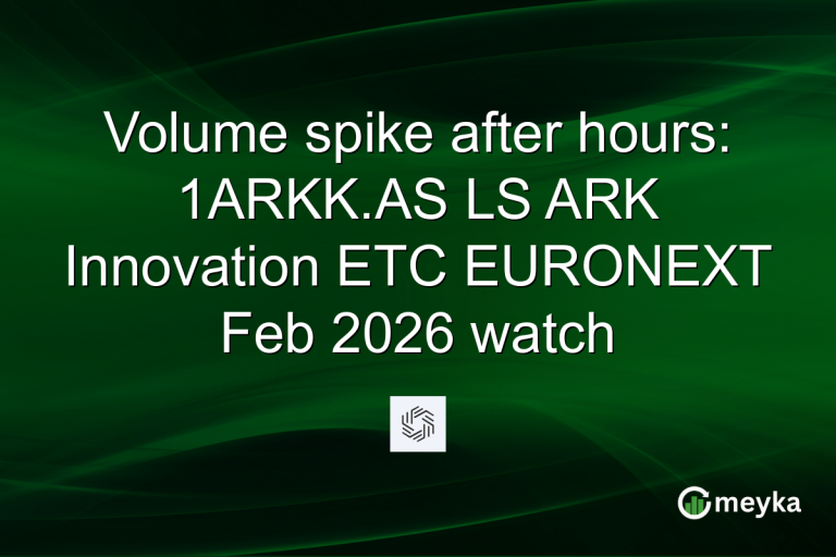 Volume spike after hours: 1ARKK.AS LS ARK Innovation ETC EURONEXT Feb 2026 watch