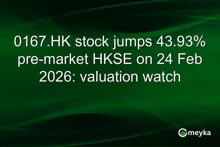 0167.HK stock jumps 43.93% pre-market HKSE on 24 Feb 2026: valuation watch